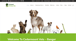Desktop Screenshot of cedarmountvets.co.uk